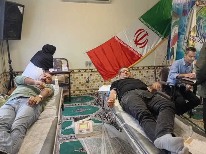 برگزاری پویش اهدای خون در شرکت سفیدرود 