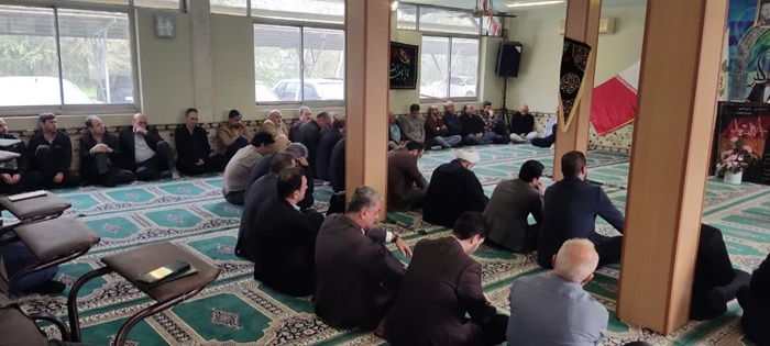 برگزاری مراسم زیارت عاشورا و تجلیل از فعالان بسیجی در شرکت سفیدرود 