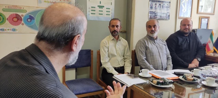 برگزاری نشست  فرمانده حوزه مقاومت بسیج مرکزی رشت با مدیریت و بسیج شرکت سفیدرود 